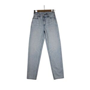 American Eagle women's Strigid highest crossover‎ waist baggy straight jeans